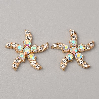 Alloy Rhinestone Cabochons FIND-WH0126-181KCG-1
