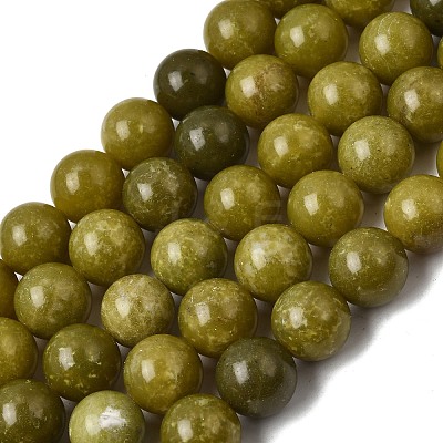 Natural Chinese Jade Beads Strands G-F363-12mm-1