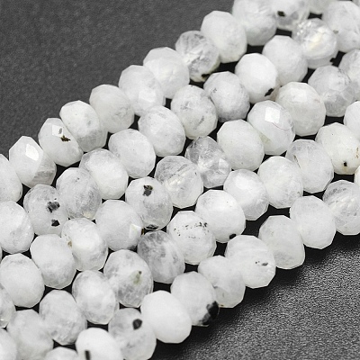 Natural Rainbow Moonstone Beads Strands G-O170-67C-1