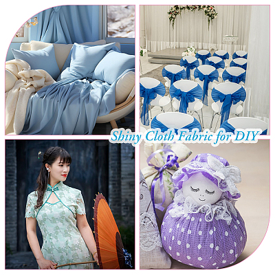 Polyester Flower Pattern Fabric DIY-WH0021-39B-1