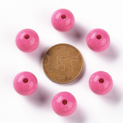 Opaque Acrylic Beads X-MACR-S370-C12mm-A13-1