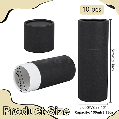 Cardboard Paper Essential Oil Bottle Storage Boxes with Cap CON-WH0107-52A-1