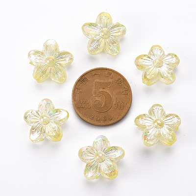 Transparent Acrylic Beads TACR-S154-45C-915-1