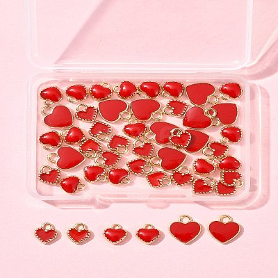 48Pcs 3 Styles Alloy Enamel Charms ENAM-FS0002-42-1