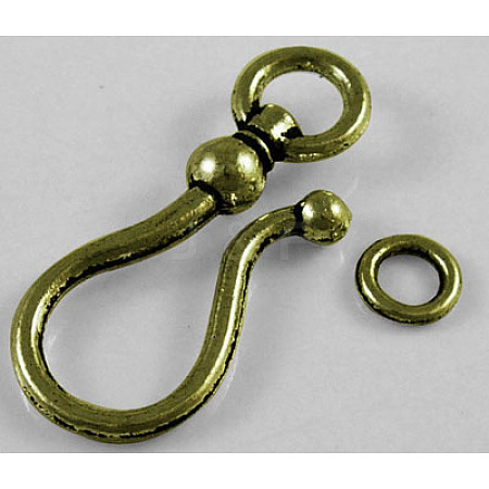 Tibetan Style S Hook Clasps LS-MLF5091Y-1