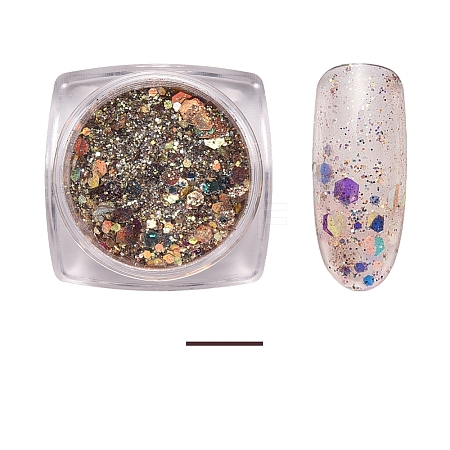 Shining Nail Art Glitter MRMJ-R082-123-11-1