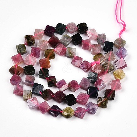 Natural Tourmaline Beads Strands G-T140-04B-1