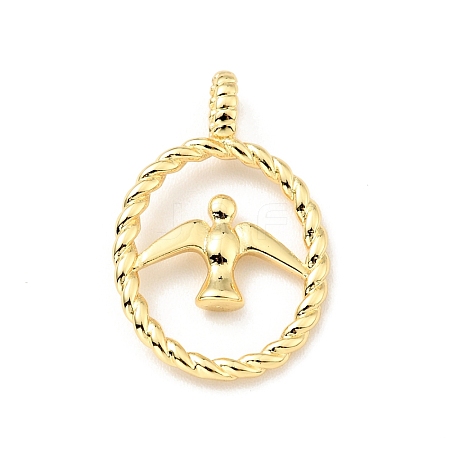 Brass Pendants KK-G416-13G-1