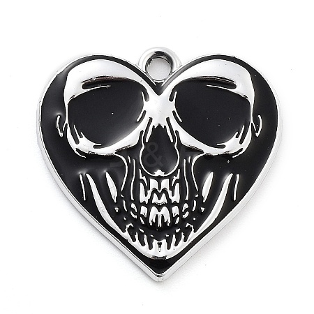 Halloween Alloy Enamel Pendants FIND-M019-01E-1