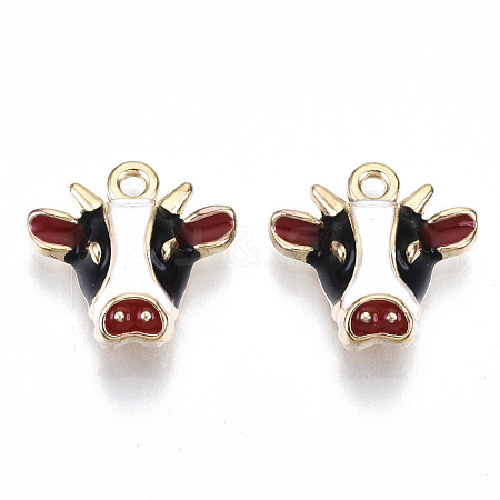 Alloy Enamel Charms PALLOY-N160-008-RS-1