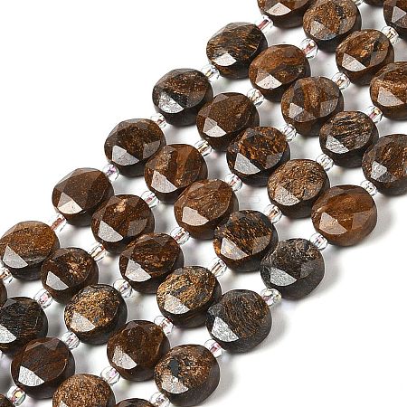 Natural Bronzite Bead Strands G-C116-A11-01-1