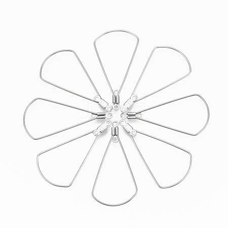 Tarnish Resistant 304 Stainless Steel Wire Pendants X-STAS-T051-004-1