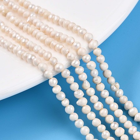 Natural Cultured Freshwater Pearl Beads Strands PEAR-N013-03D-01-1