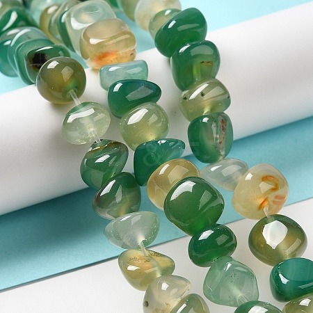 Natural Agate Beads Strands G-H295-B01-06-1