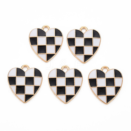 Alloy Enamel Pendants ENAM-S121-176D-RS-1
