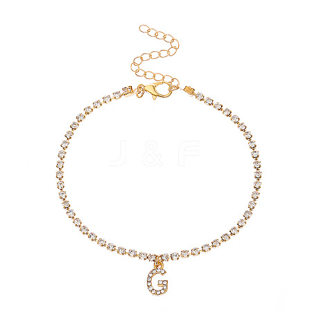 Fashionable and Creative Rhinestone Anklet Bracelets DA6716-7-1