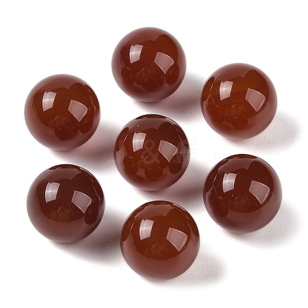 Natural Carnelian No Hole Sphere Beads G-K353-04C-29-1