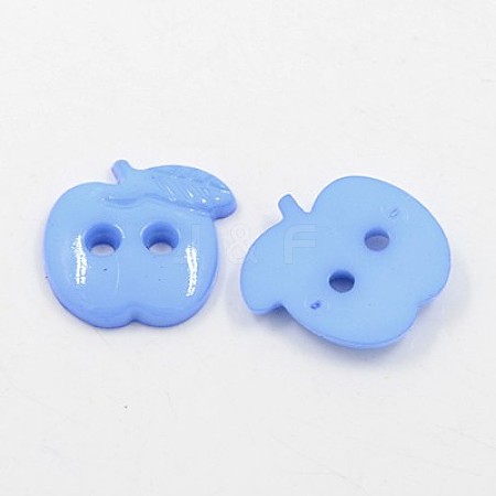 Acrylic Sewing Buttons for Costume Design BUTT-E082-D-07-1