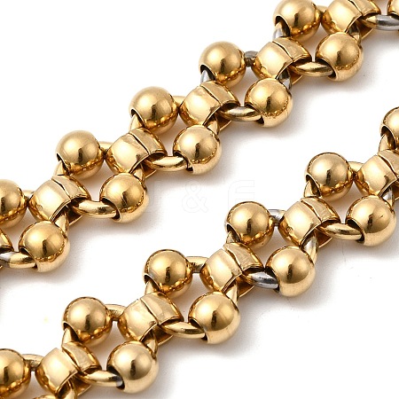 304 Stainless Steel Double Round Link Chains CHS-Z007-11G-1