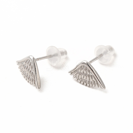 Brass Asymmetrical Earrings for Women EJEW-L262-01P-1