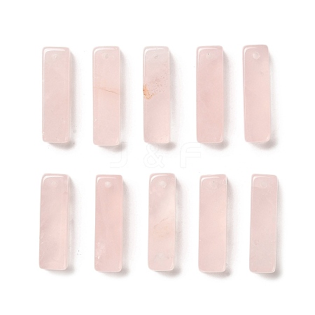 Natural Rose Quartz Pendants G-L593-01A-1