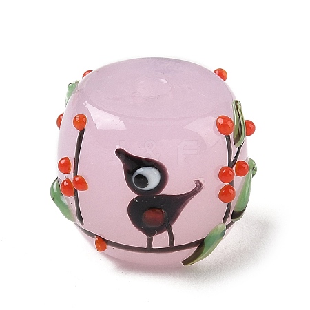Handmade Lampwork Bumpy Beads LAMP-M025-01B-1