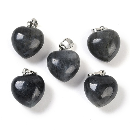 Natural Labradorite Pendants G-J386-H15-P-1