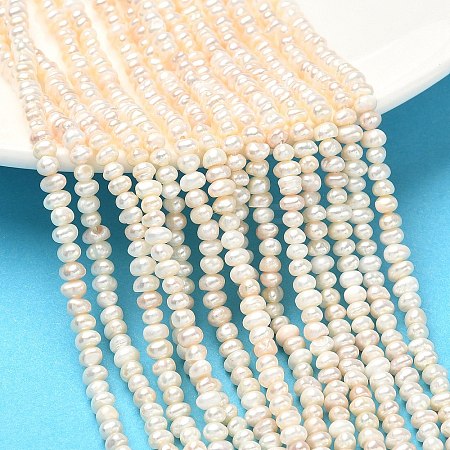 Natural Cultured Freshwater Pearl Beads Strands PEAR-C004-02C-1
