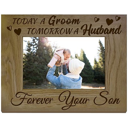 Rectangle Wood Photo Frames AJEW-WH20021-032-1