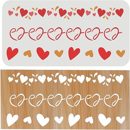 FINGERINSPIRE PET Hollow out Drawing Painting Stencils Sets for Kids Teen Boys Girls DIY-WH0172-989-1