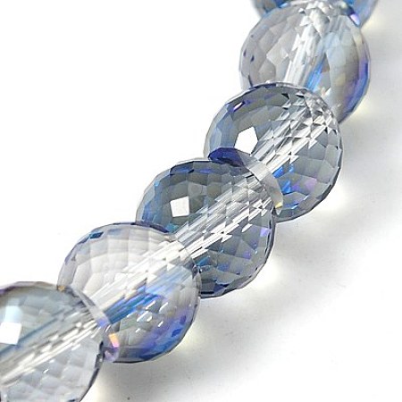 Electorplated Glass Beads EGLA-E003-01-1