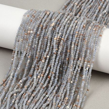 Natural Angelite Beads Strands G-RM2025-A31-2mm-1