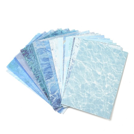 60 Sheets Water Ripple Scrapbook Paper Pads DIY-H164-01B-1