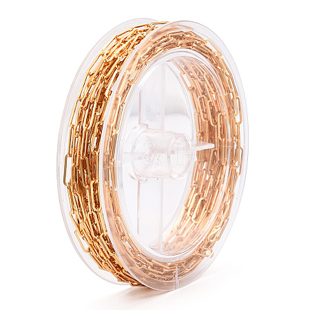 Brass Paperclip Chains CHC-TAC0009-02G-1