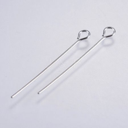 Tarnish Resistant 304 Stainless Steel Eye Pins STAS-F146-03P-30mm-1