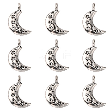 Tibetan Style Alloy Pendants TIBEP-S299-27AS-RS-1