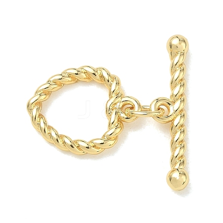 Brass Toggle Clasps KK-CBA42CA-01D-G-1
