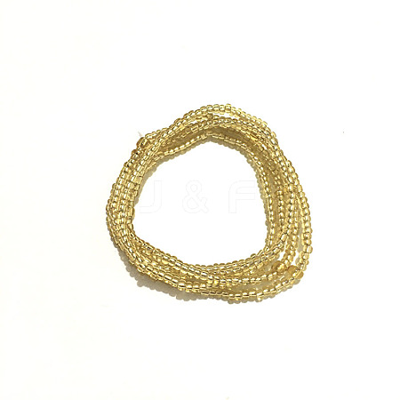 Glass Seed Beaded Waist Beads WG0248E-28-1