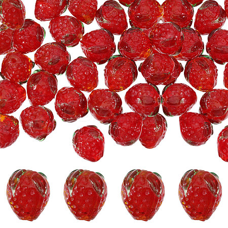 50Pcs Handmade Lampwork Beads LAMP-CA0001-17-1