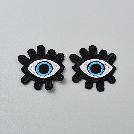 Computerized Embroidery Cloth Patches PATC-WH0002-080A-1