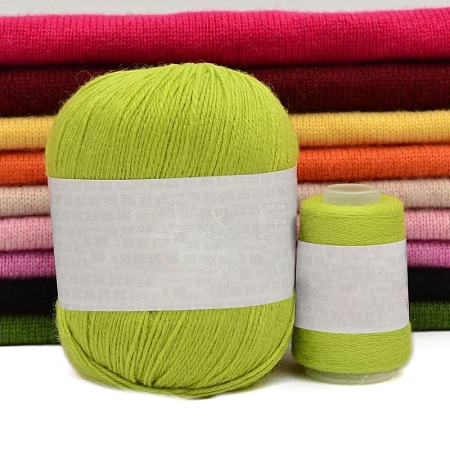 Hand-Woven Cashmere 3 Shares  Yarn PW-WG392F4-10-1