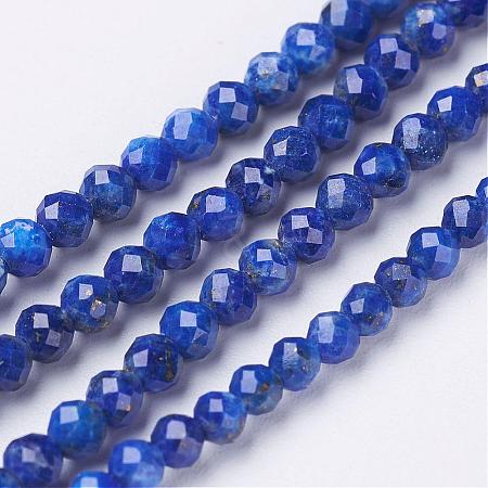 Natural Lapis Lazuli Beads Strands G-D165-B-2mm-1