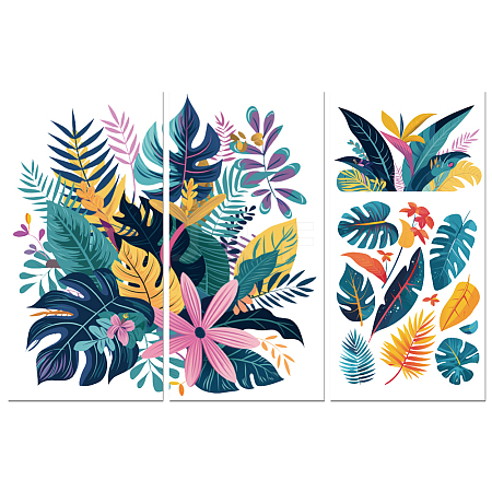 3 Sheets 3 Styles PVC Waterproof Decorative Stickers DIY-WH0404-091-1