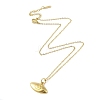 Ion Plating(IP) 304 Stainless Steel Pendant Necklaces for Women NJEW-B080-13G-2