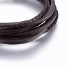 Leather Cord Multi-strand Bracelets X-BJEW-E345-18P-2
