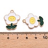 Alloy Enamel Pendants ENAM-T020-39A-RS-3