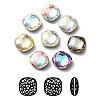 K9 Glass Rhinestone Cabochons RGLA-P035-03A-M-1