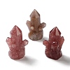 Natural Mixed Gemstone Cluster Display Decorations DJEW-C020-01-2