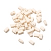 2-Hole Baking Paint Glass Seed Beads SEED-S023-17B-36-1