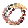 Natural Green Spot Jasper & Mookaite & Picture Jasper & Rhodonite & Lemon Jade Beads Strands G-Z135-A09-4